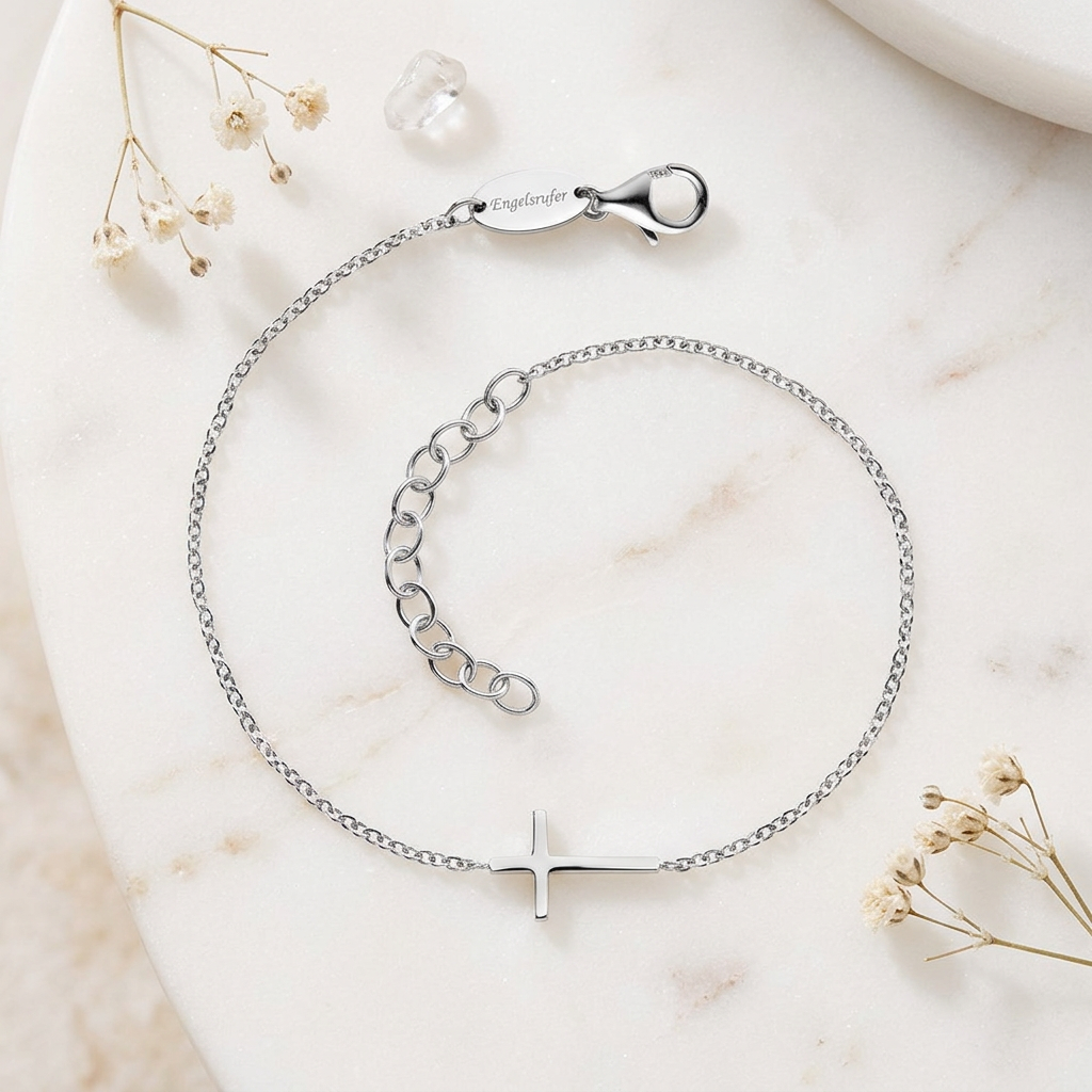 Engelsrufer Armbänder Kreuz bracciale argento 925 croce