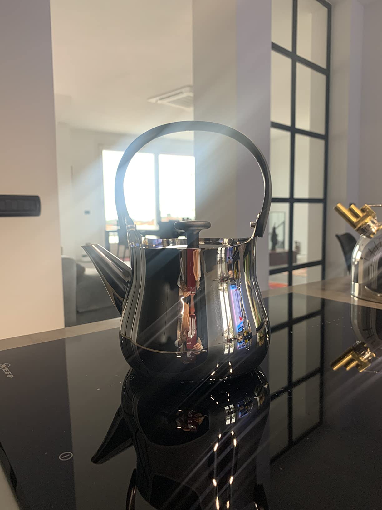 Alessi Cha NF01 Teiera Acciaio 90 cl con Infusore