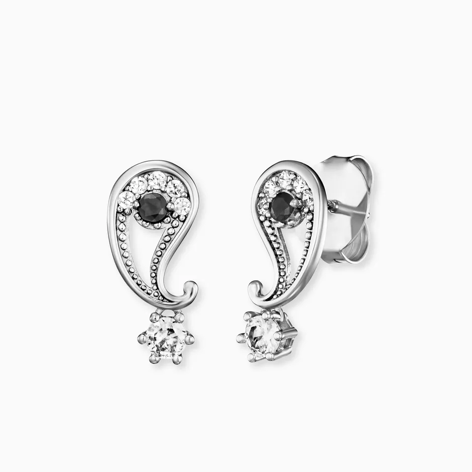 Engelsrufer Orecchini Yin Yang Argento 925 Zirconia