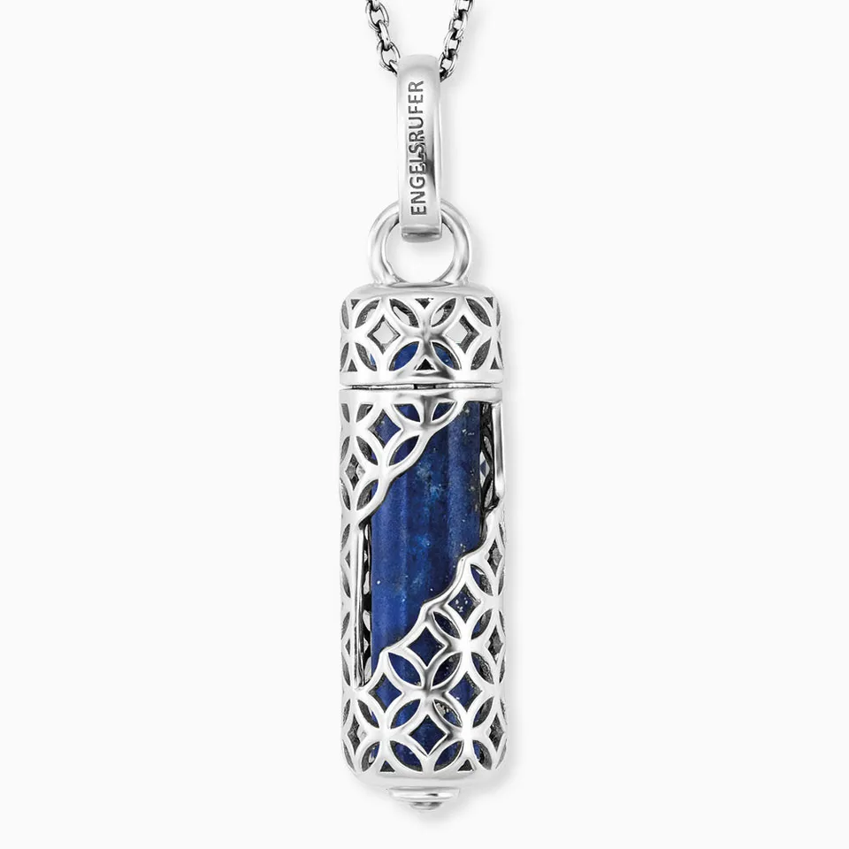 Engelsrufer Powerful Stone collana argento 925 lapislazzuli M