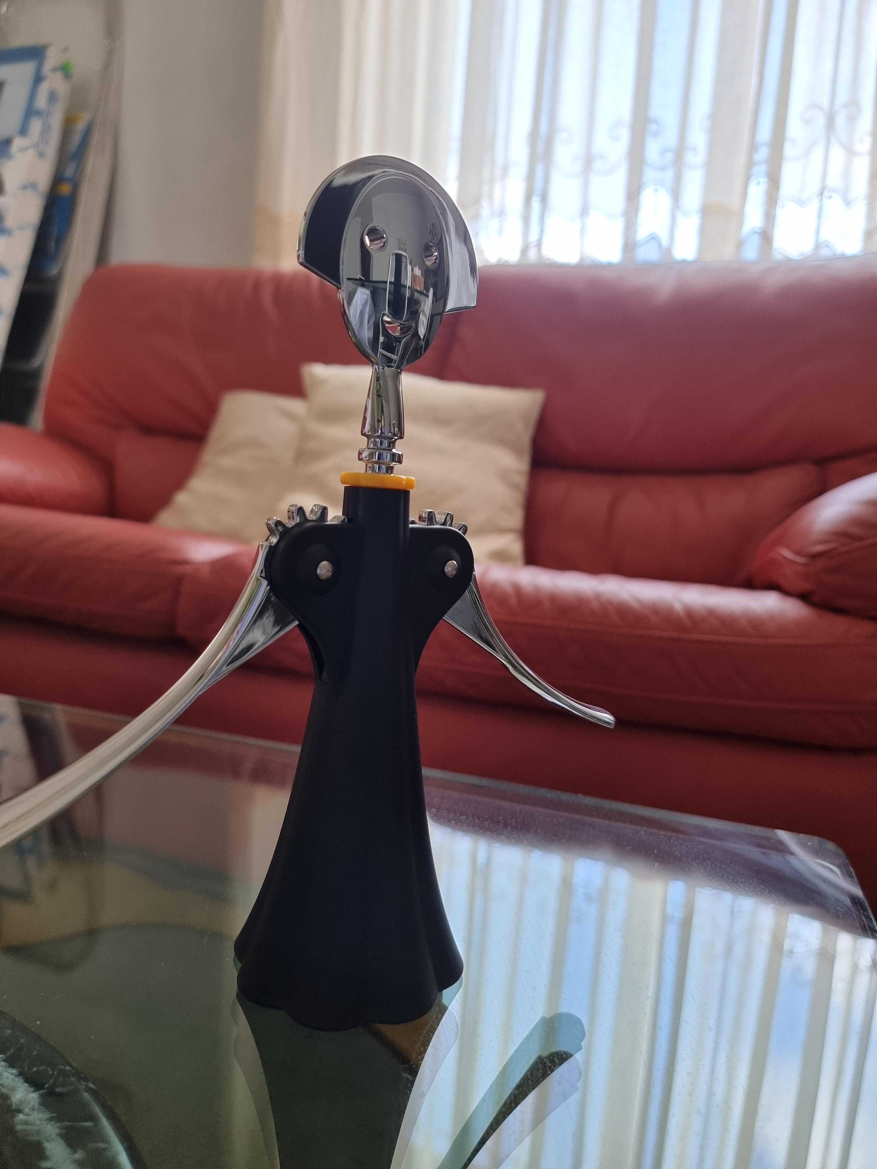 Alessi Anna G. AAM01B cavatappi nero resina