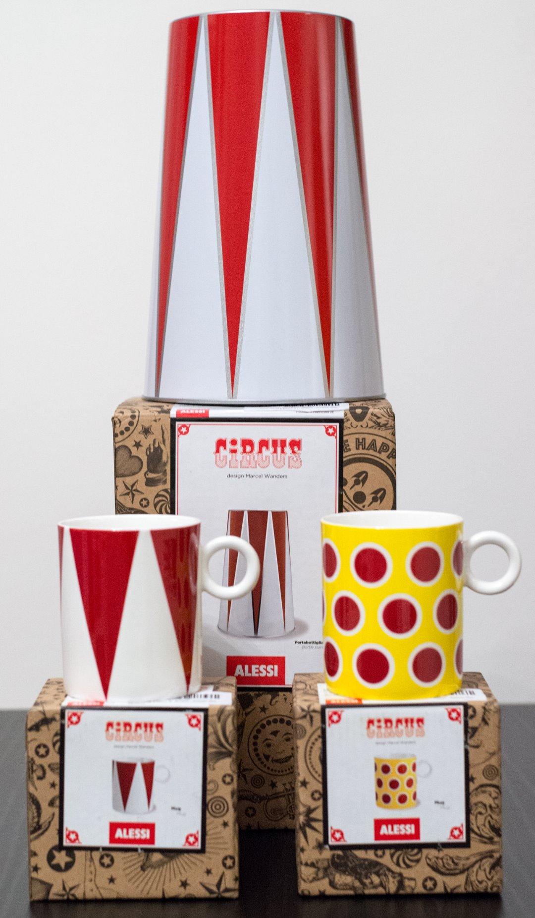 Alessi Circus MW58 2 Mug Bone China Multicolore