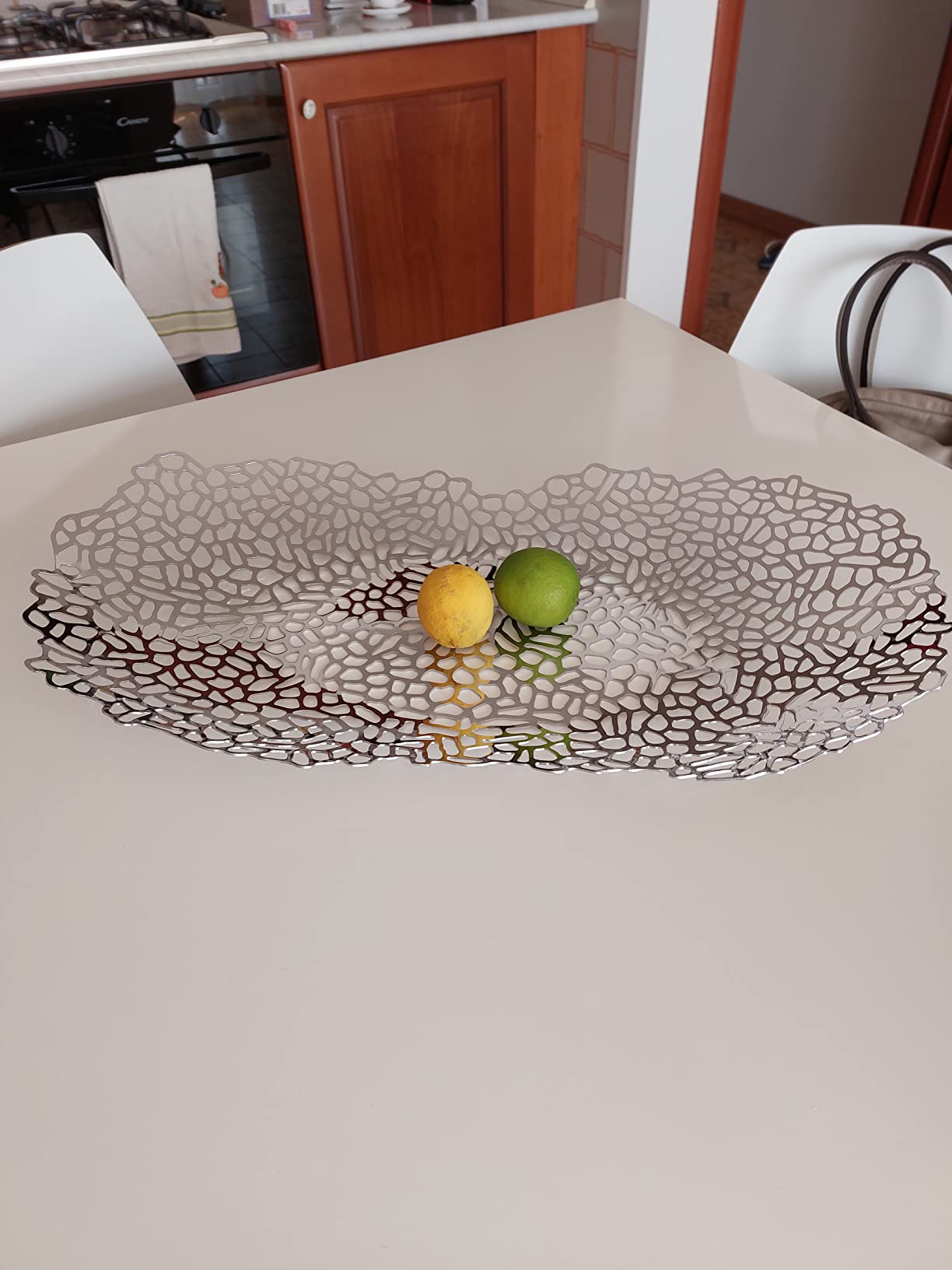 Alessi Opus GV32 Centrotavola Acciaio Lucido 34 cm
