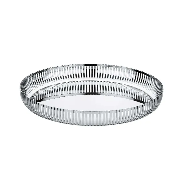 Alessi PCH04/32 vassoio rotondo 32 cm acciaio lucido