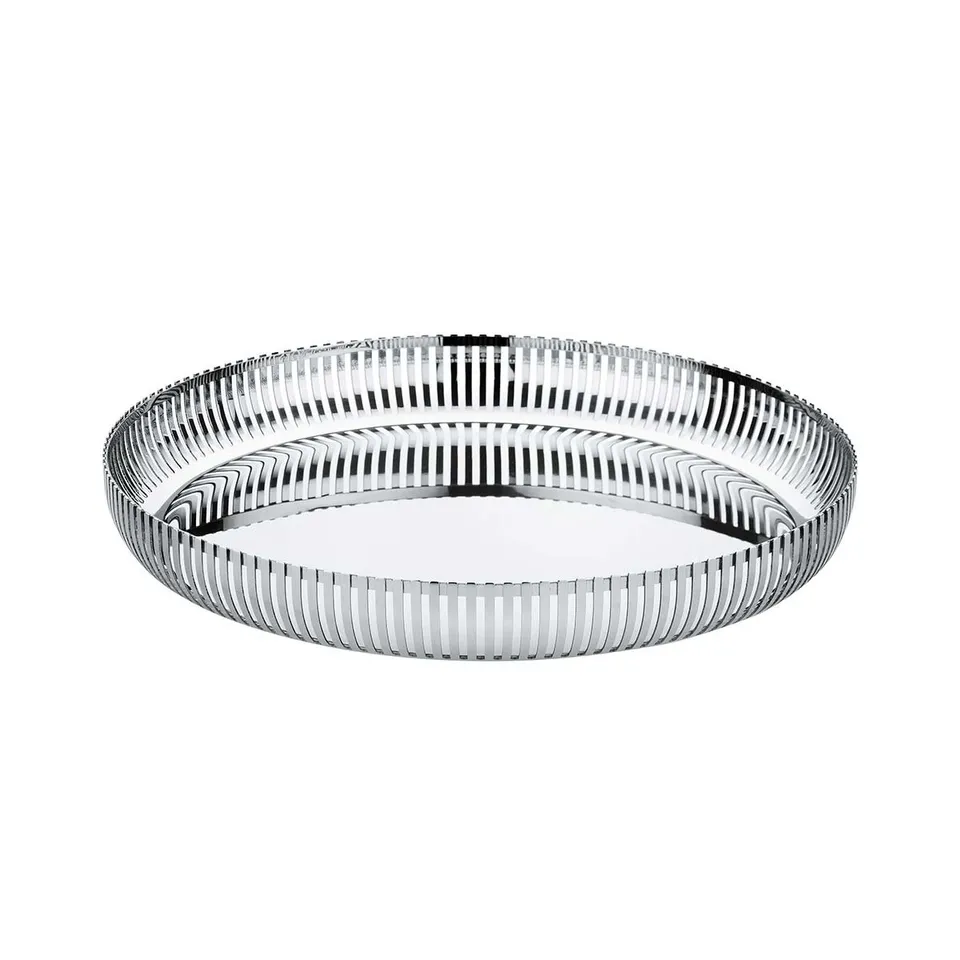 Alessi PCH04/32 vassoio rotondo 32 cm acciaio lucido