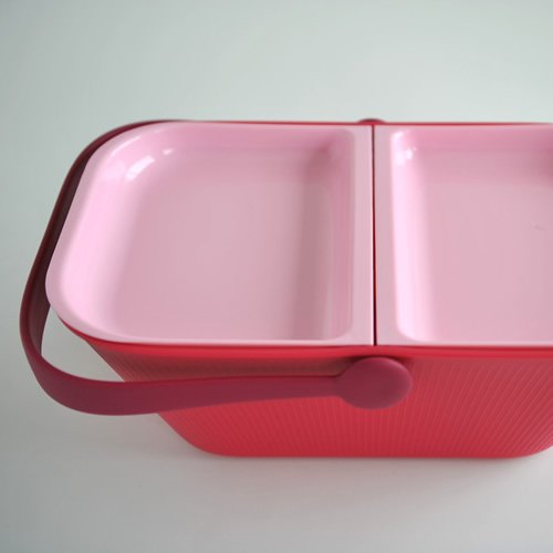 Alessi Petnic AMMI27 PO cestino viaggio animali rosso