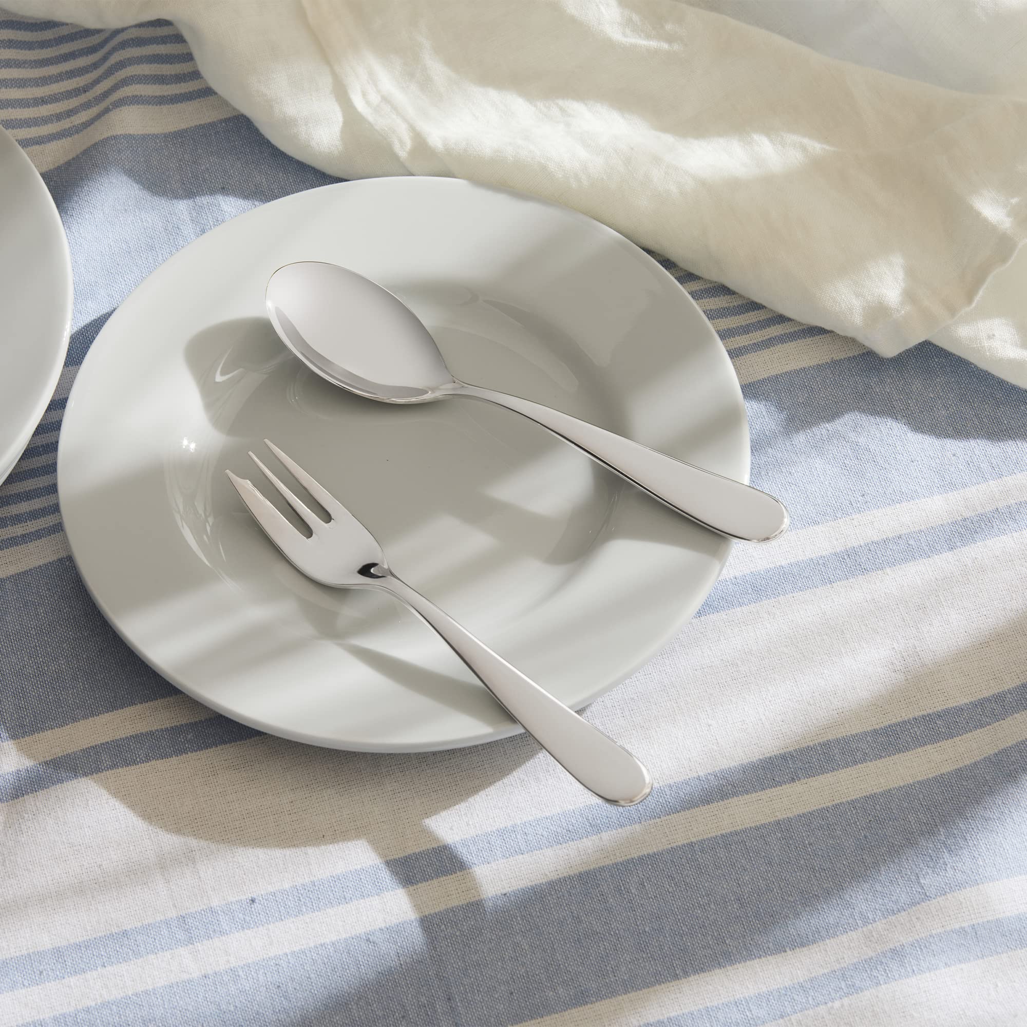 Alessi Nuovo Milano 5180/4 Cucchiaini Dessert Acciaio 6 Pezzi