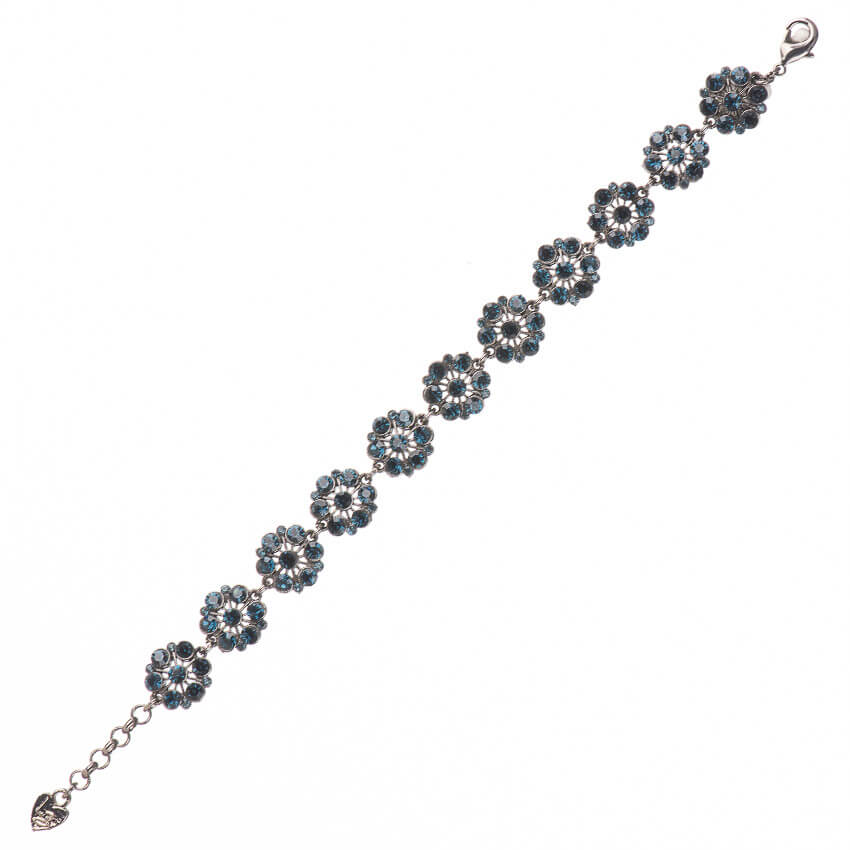 Chic Ad Hoc Bracciale Cristalli Blu Scuro Pietre