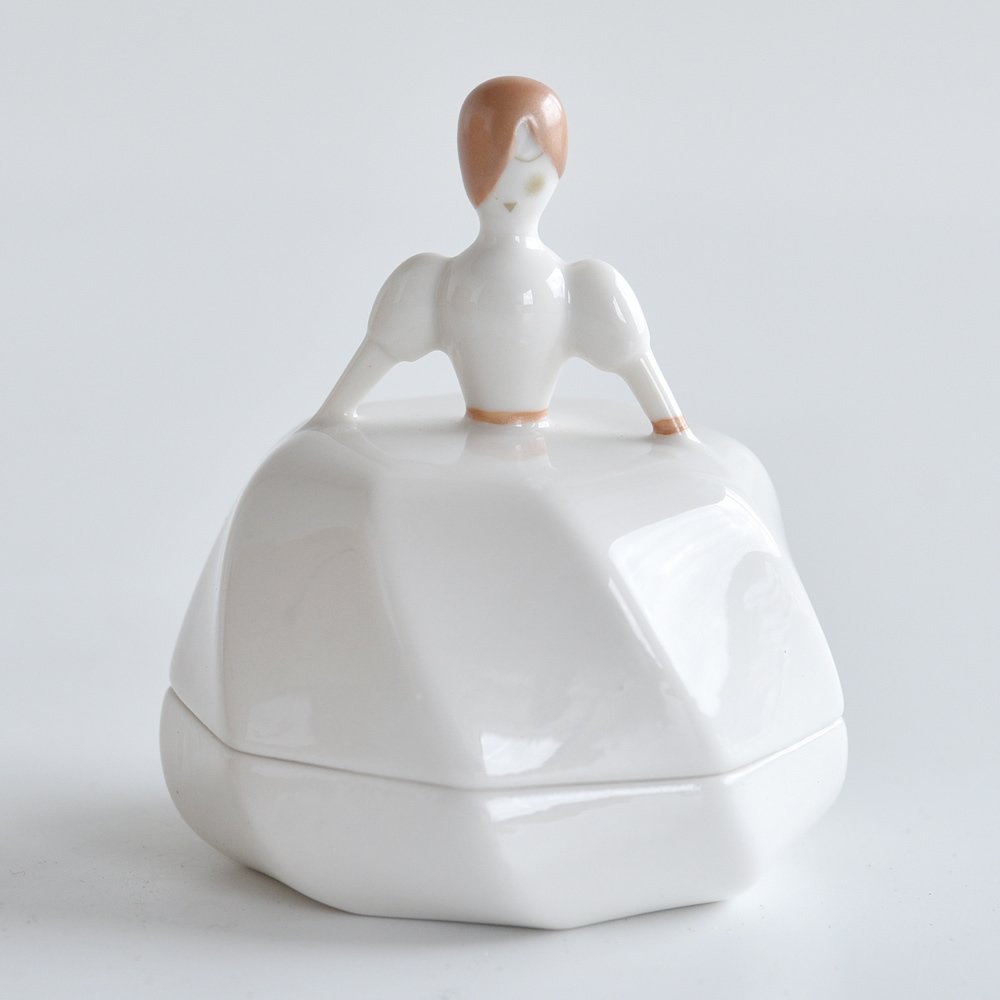 Alessi AAA02 La Petite Mariée Bomboniera Porcellana Multicolore