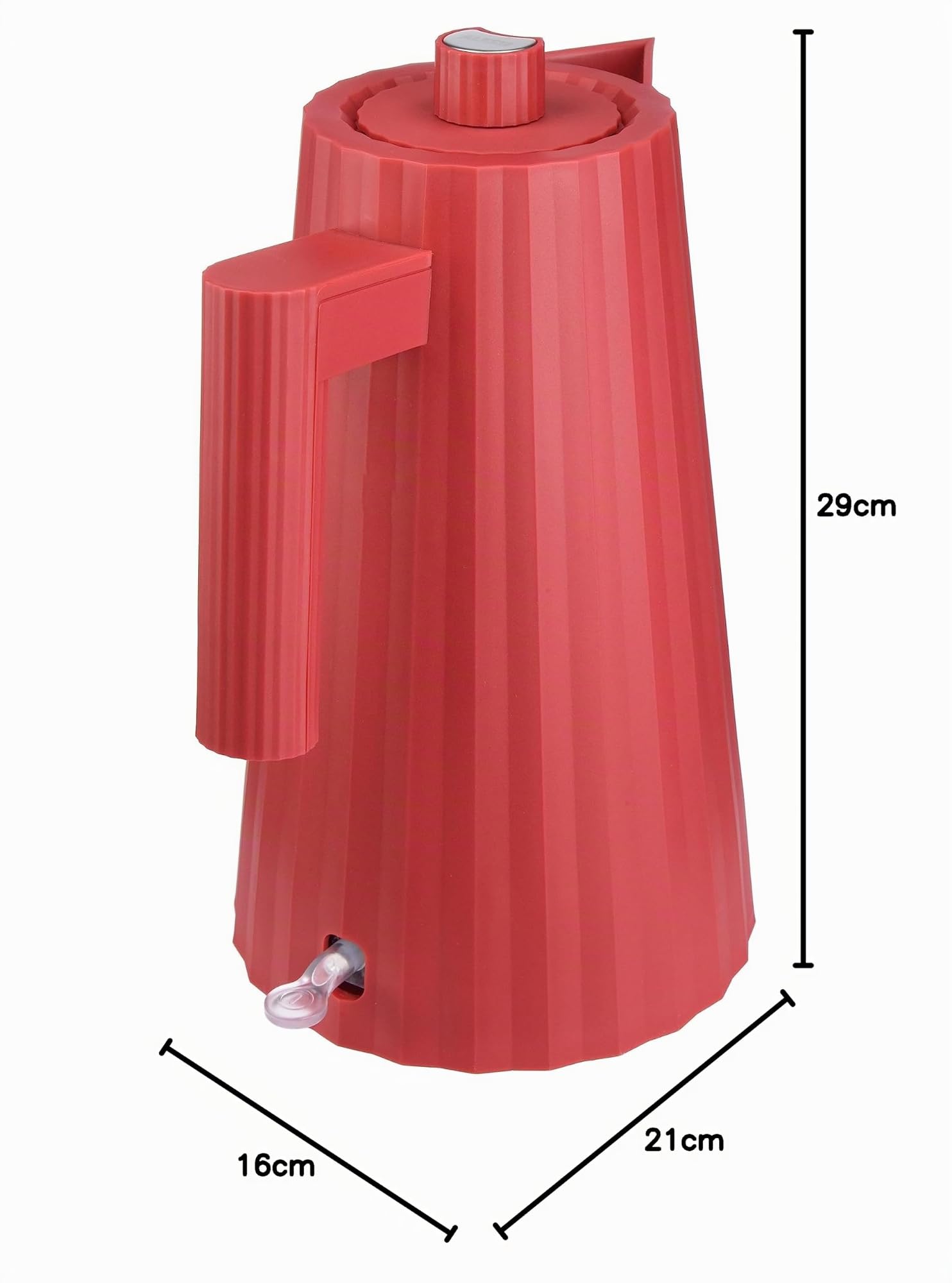 Alessi Plissé MDL06 R bollitore elettrico rosso 1,7 L 2400W