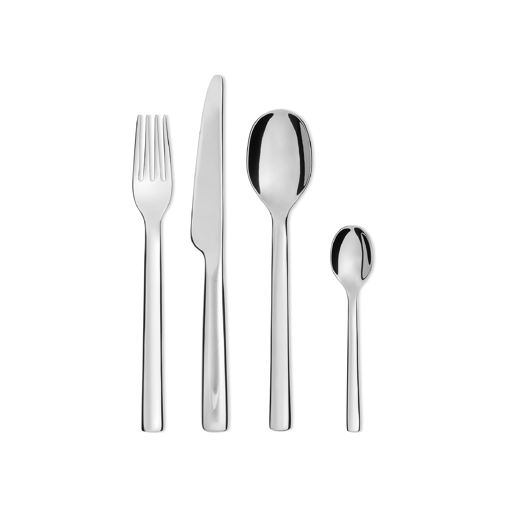 Alessi Ovale REB09S24 Servizio Posate Acciaio 24 Pezzi 6 Pers.