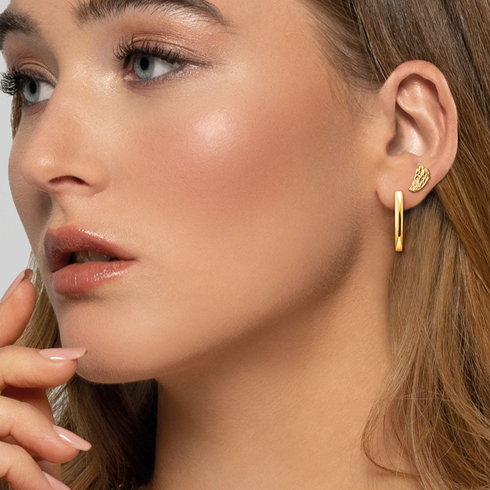 Engelsrufer Orecchini Cerchio Argento 925 Lisa Oro