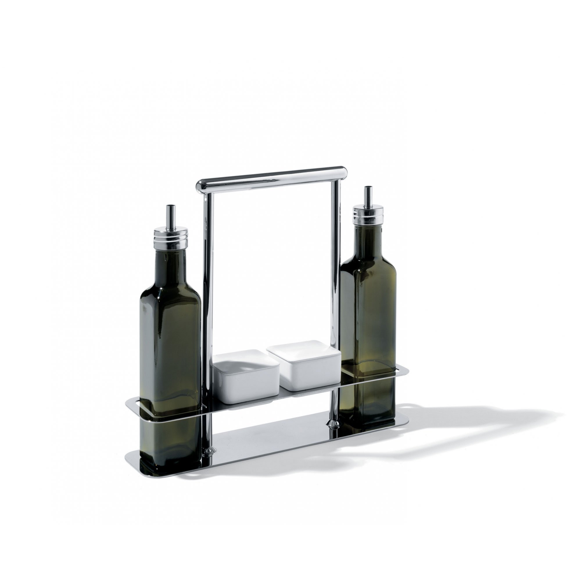 Alessi AB12 Trattore porta oli acciaio vetro ceramica