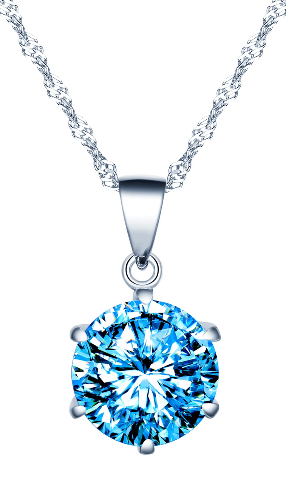 Infinionly Fashion collana argento 925 viola chiaro 45 cm