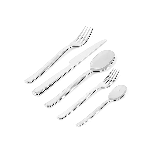 Alessi set posate 5 pezzi acciaio inox tavola