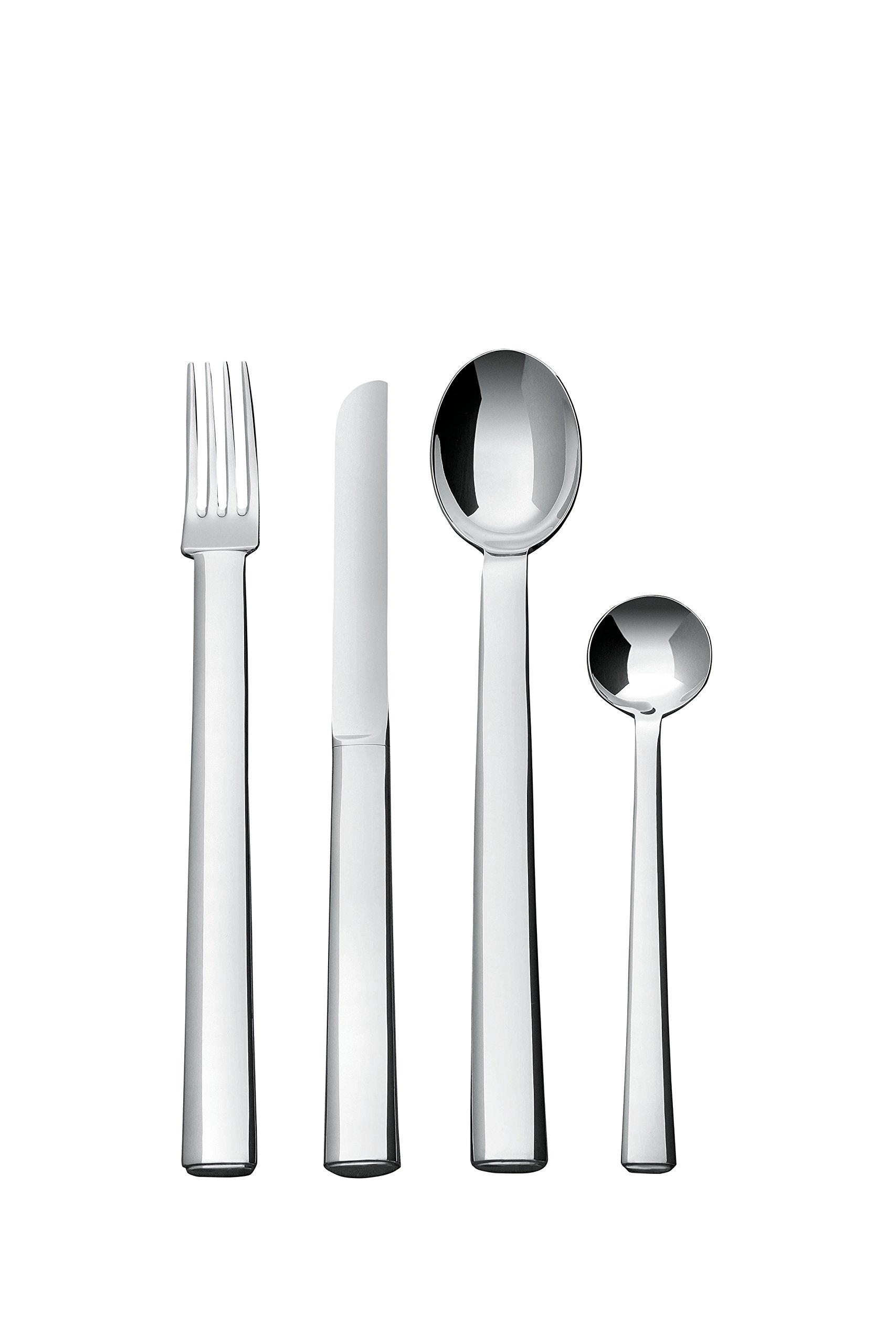 Alessi Rundes Modell JH01S24 servizio posate 24 pz acciaio lucido