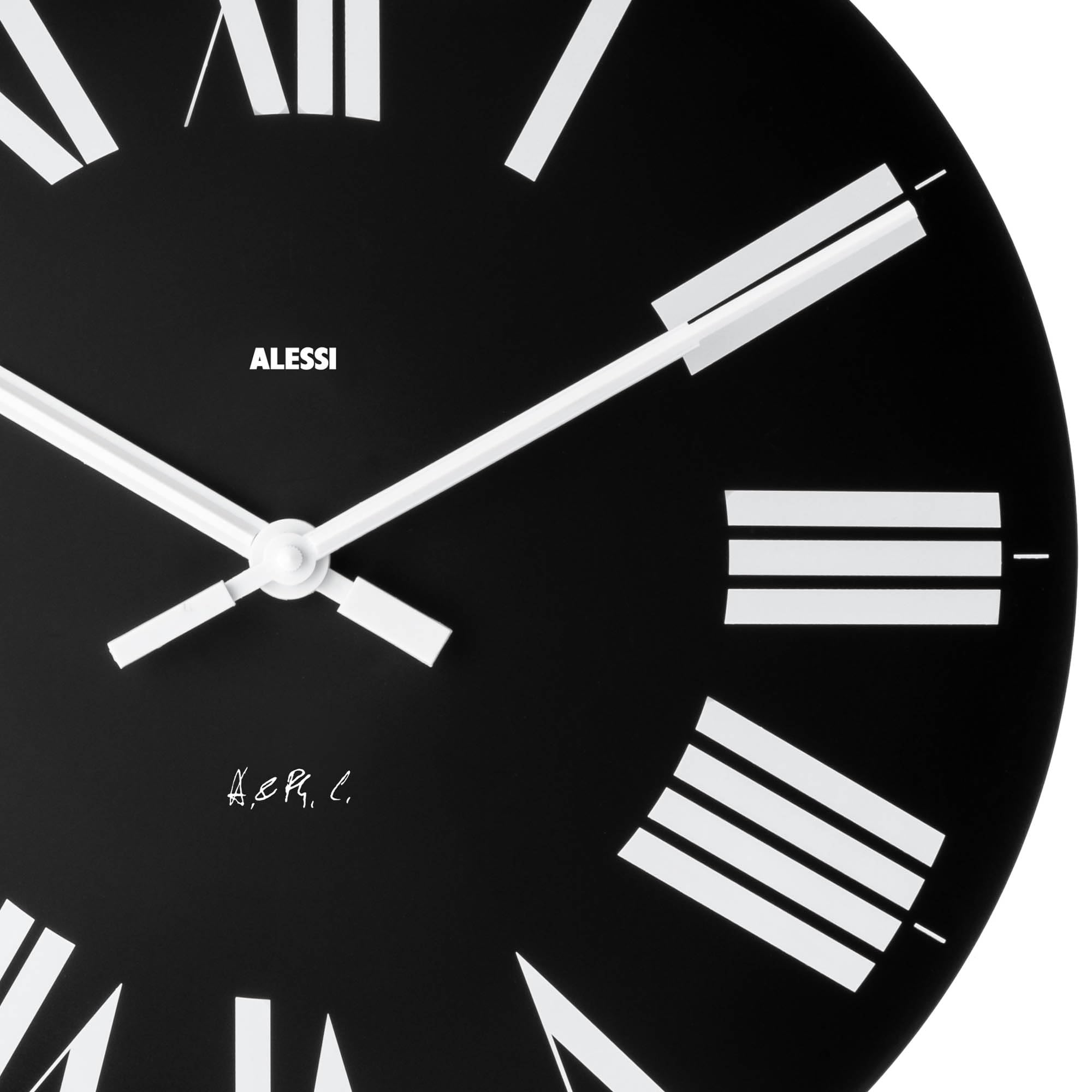 Alessi 12 B Firenze orologio parete ABS 36 cm nero