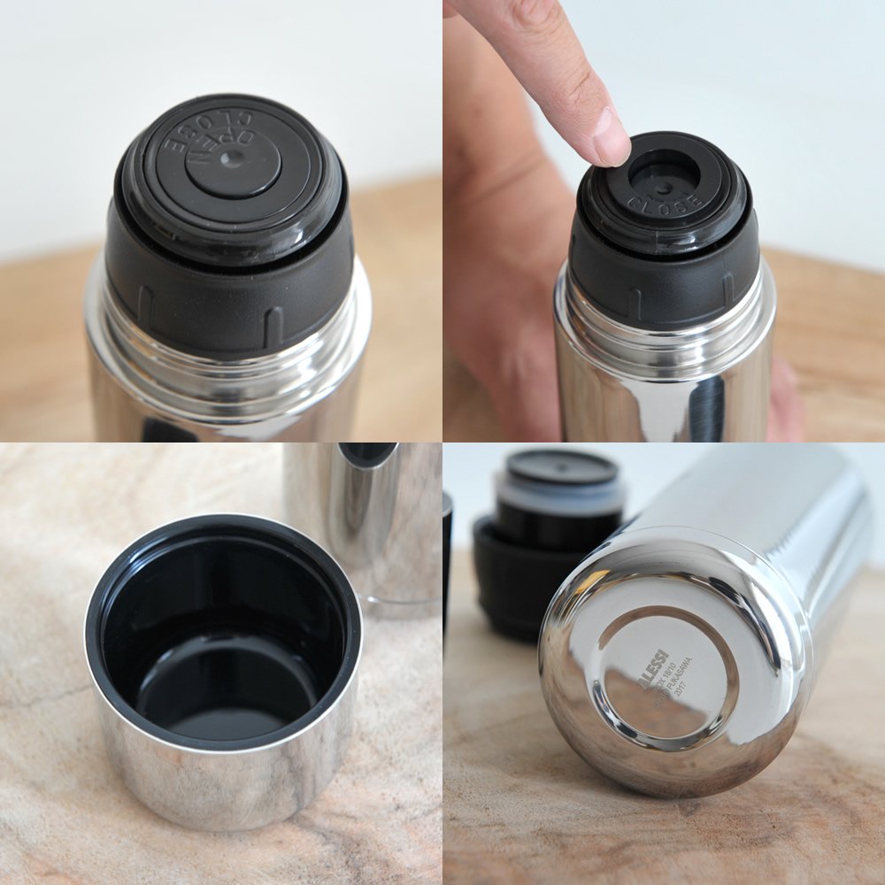 Alessi Nomu NF04 thermos acciaio 27 cl