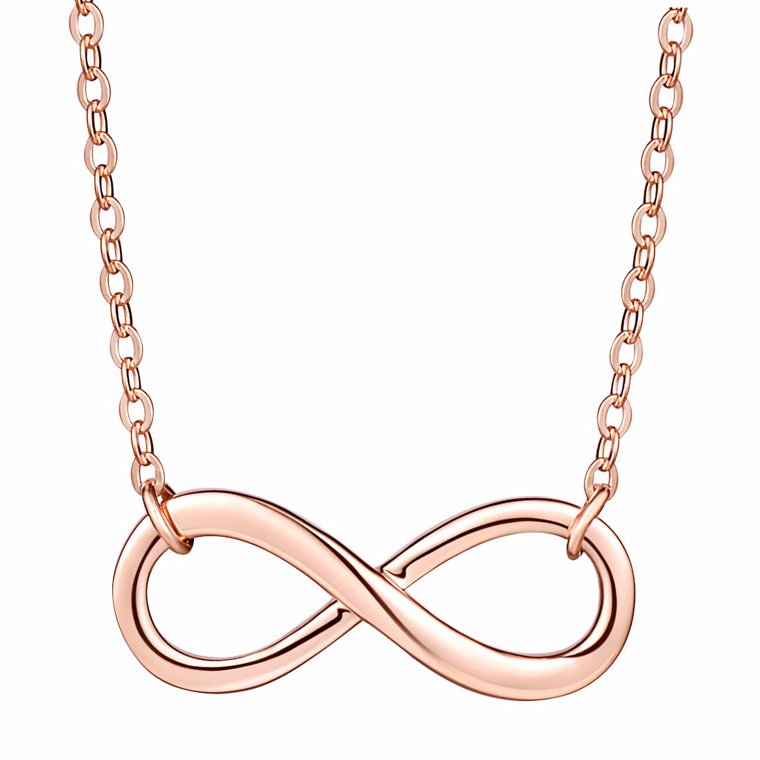 Infinionly Fashion Collana Infinito Argento 925 Oro Rosa
