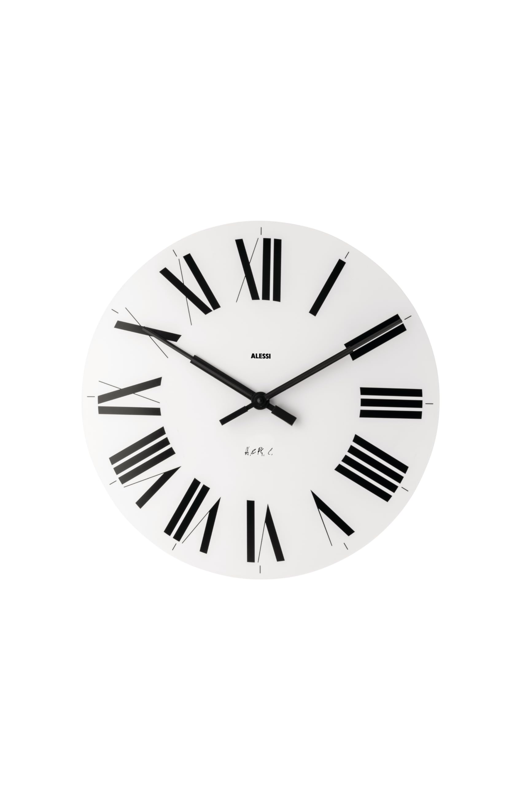 Alessi 12 B Firenze orologio parete ABS 36 cm nero