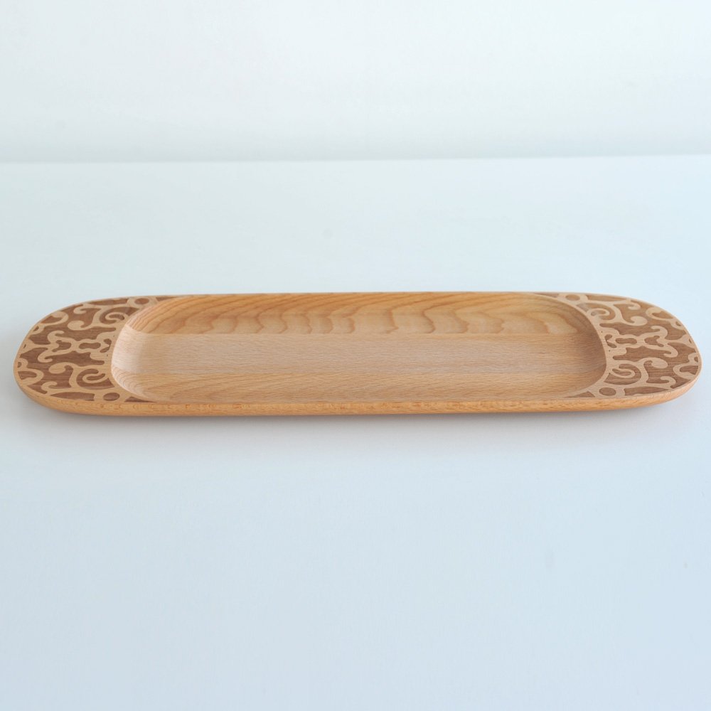 Alessi Dressed in Wood MW26/45 Vassoio Faggio