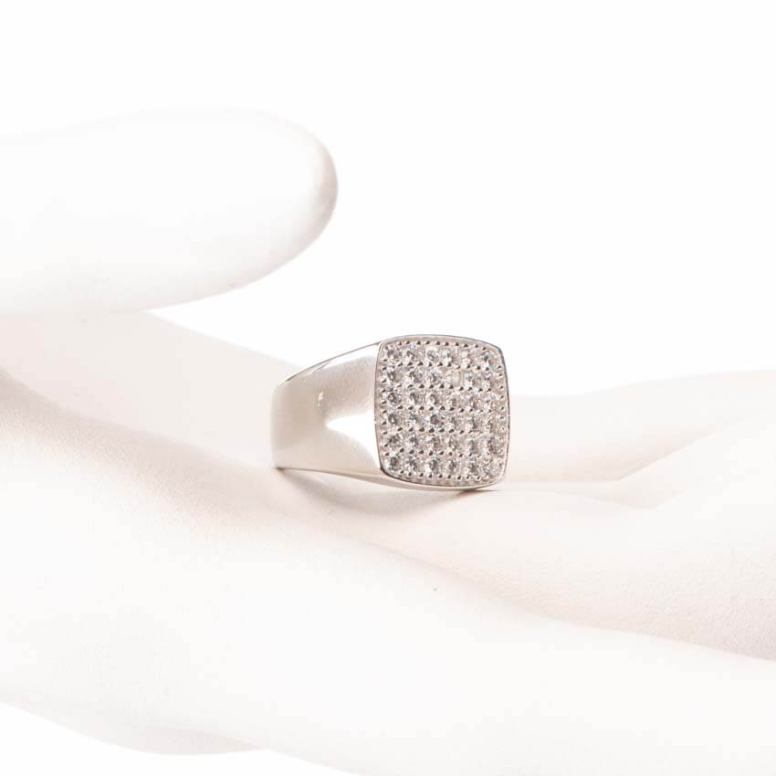 Chic Ad Hoc Anelli anello mignolo argento zirconi