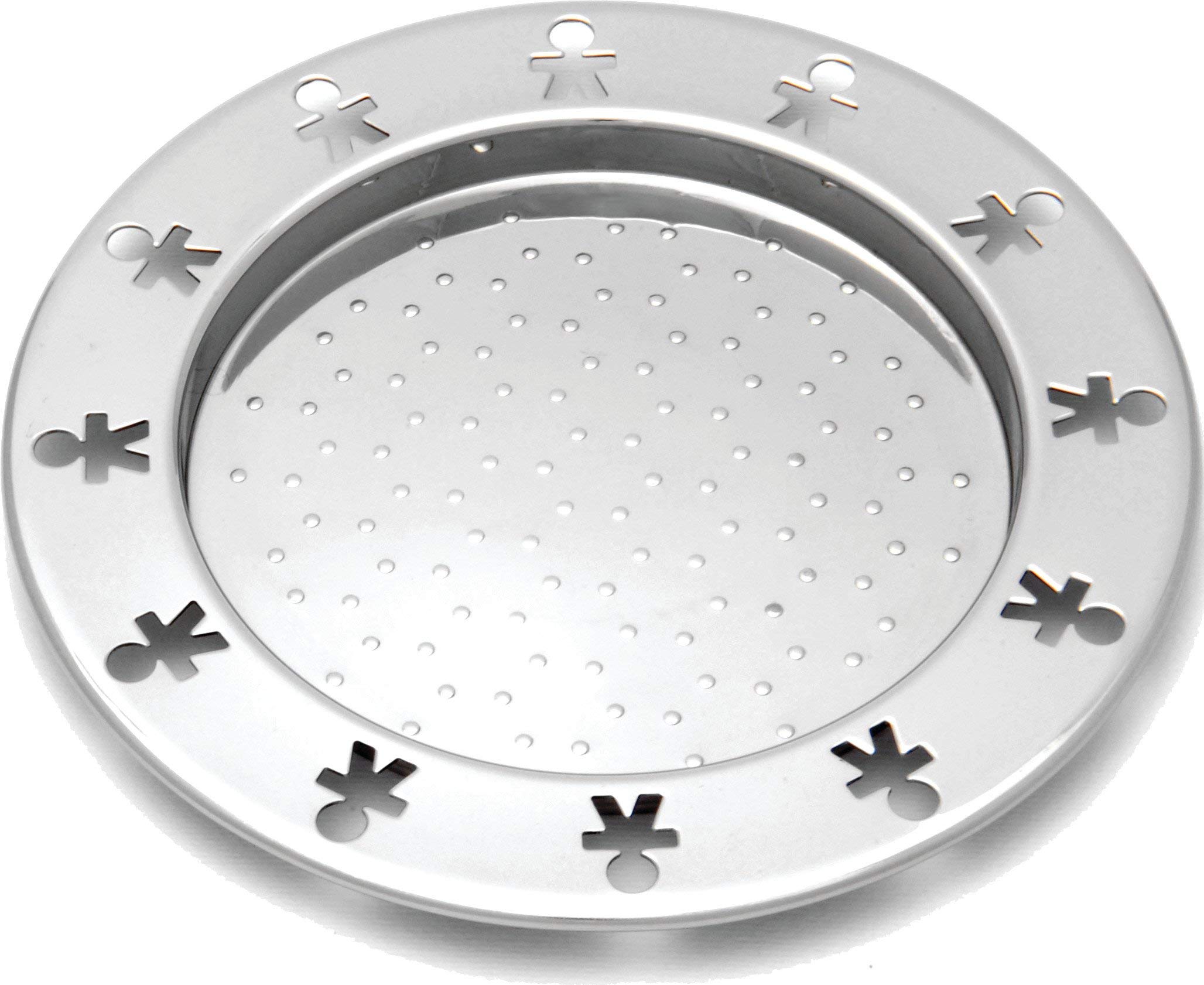 Alessi Girotondo AKK80/15 sottobottiglia acciaio set 2 pezzi