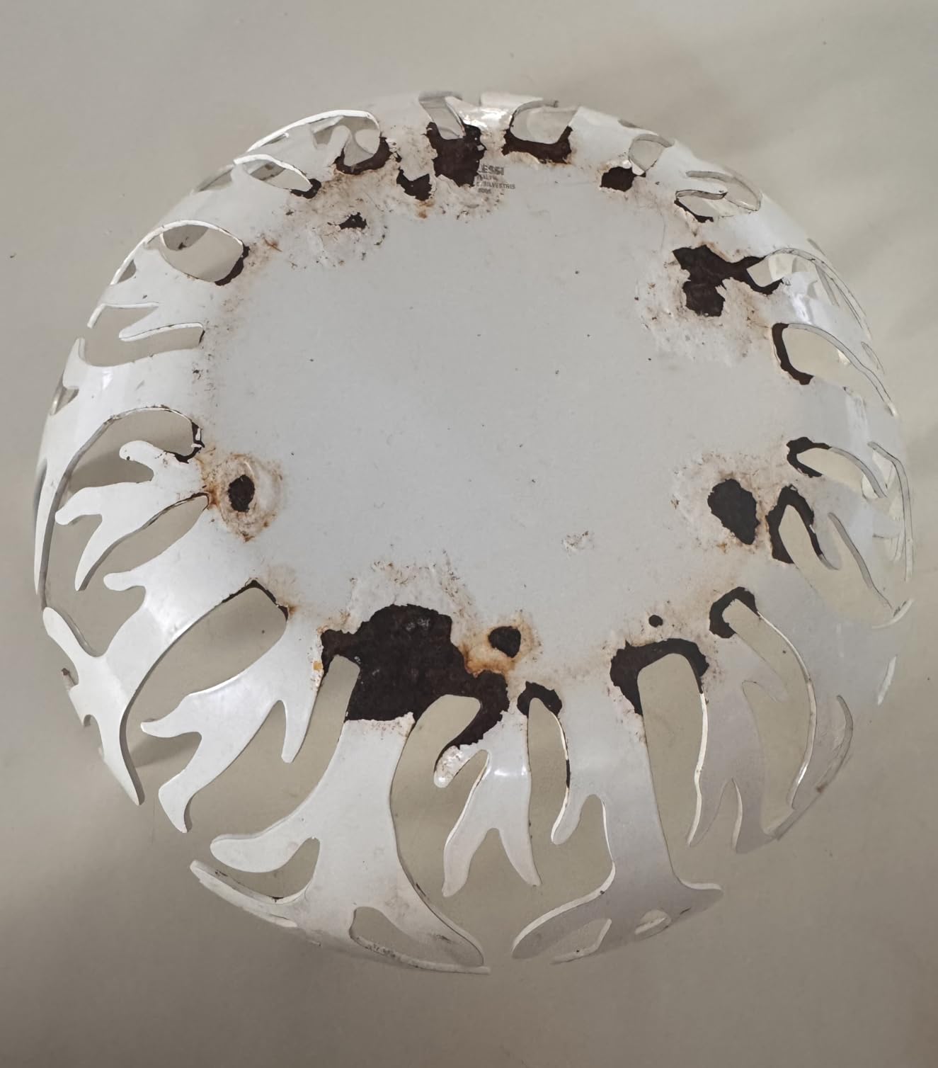 Alessi Mediterraneo ESI21 Portalume Acciaio Lucido 9 cm
