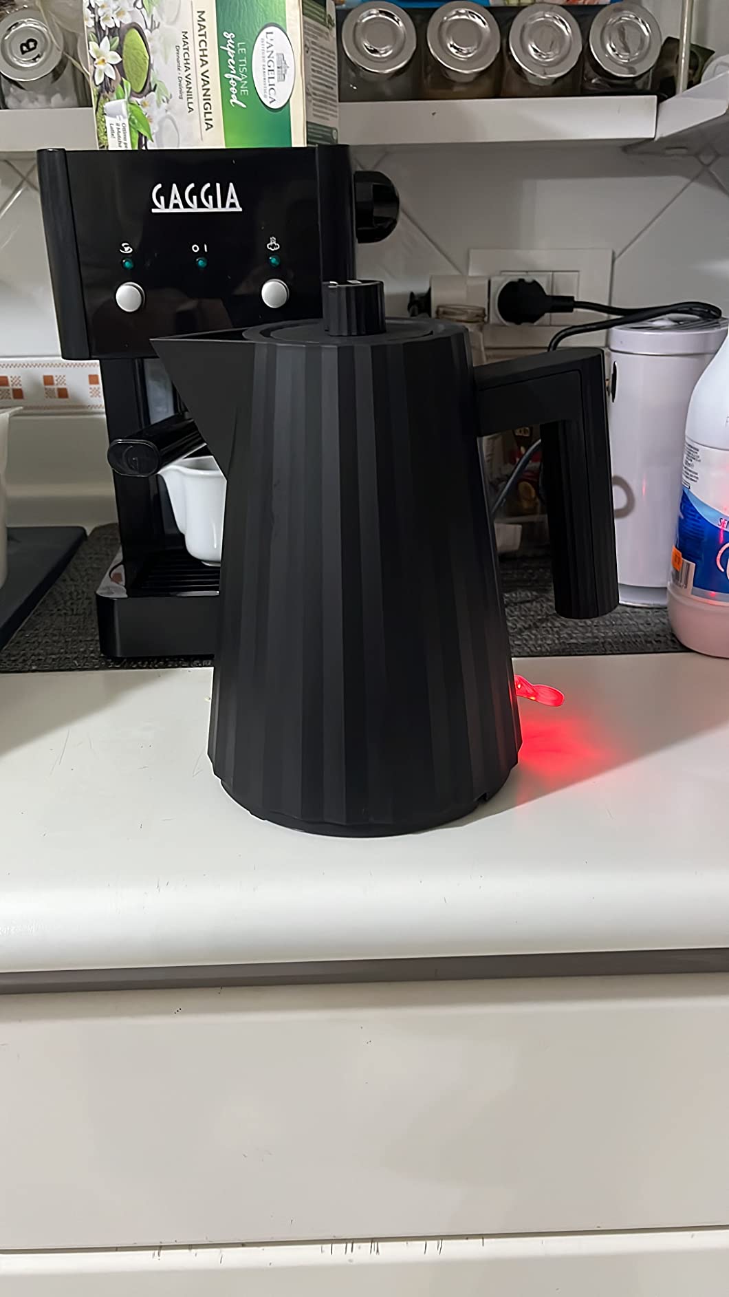 Alessi Plissé MDL06/1 GR Bollitore Elettrico Verde 1 L 2400W