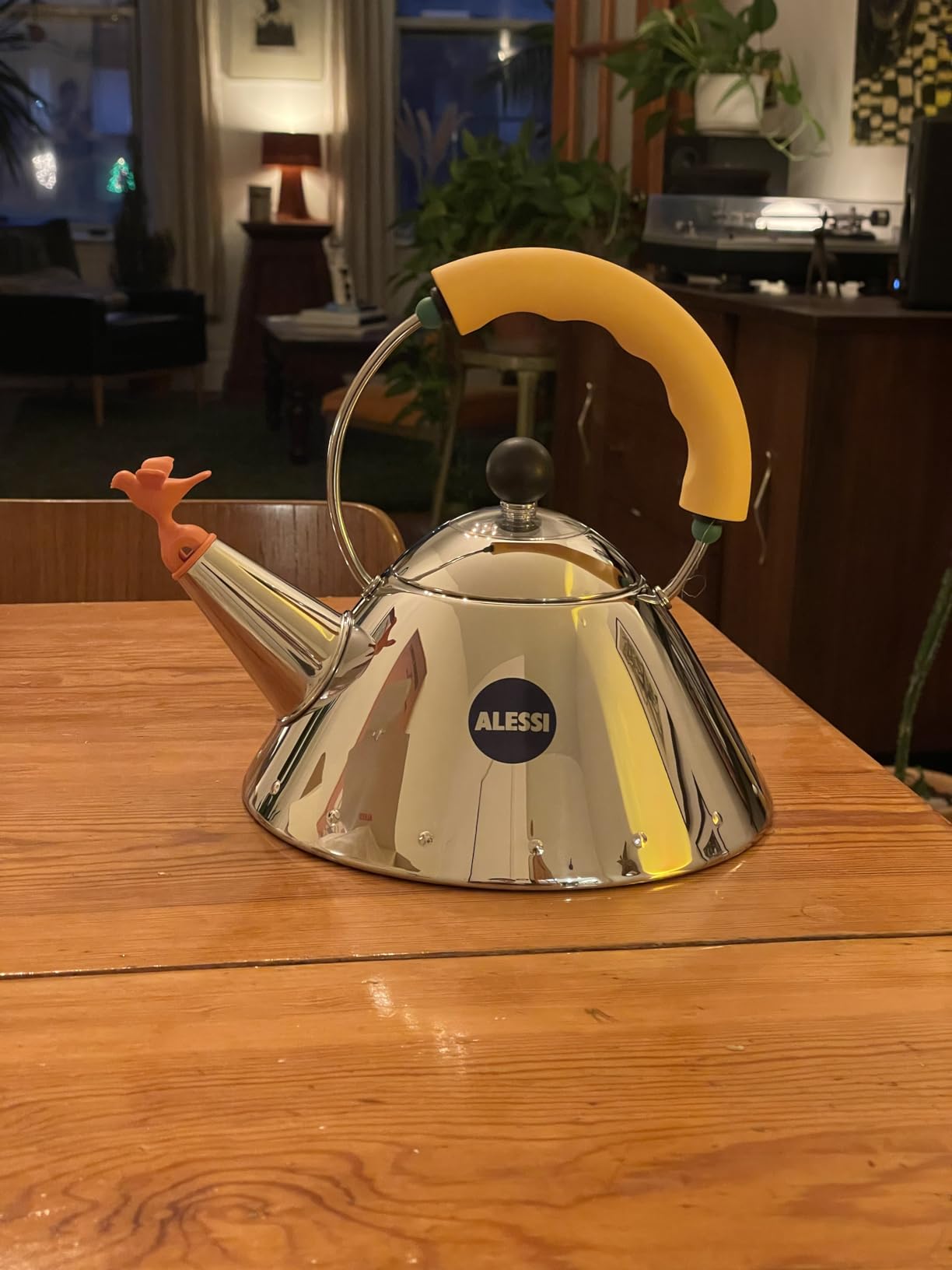 Alessi 9093 bollitore azzurro chiaro 100 cl induzione