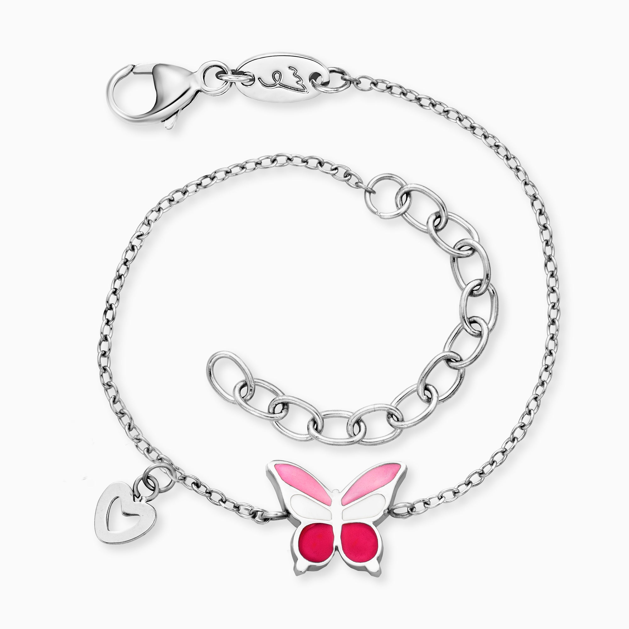 Engelsrufer Kinder bracciale bambina farfalla acciaio