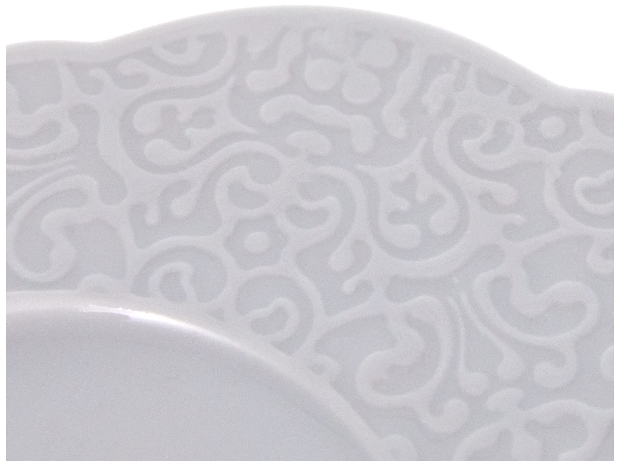 Alessi Dressed Piatto Colazione Porcellana Bianca 4 pz