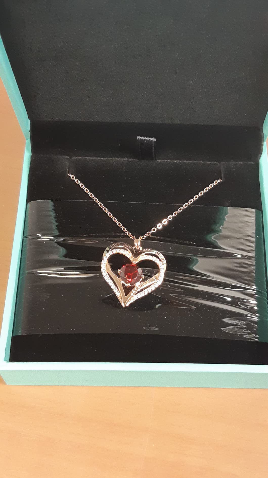 LOUISA SECRET Forever Love Heart collana cuore argento oro rosa mamma