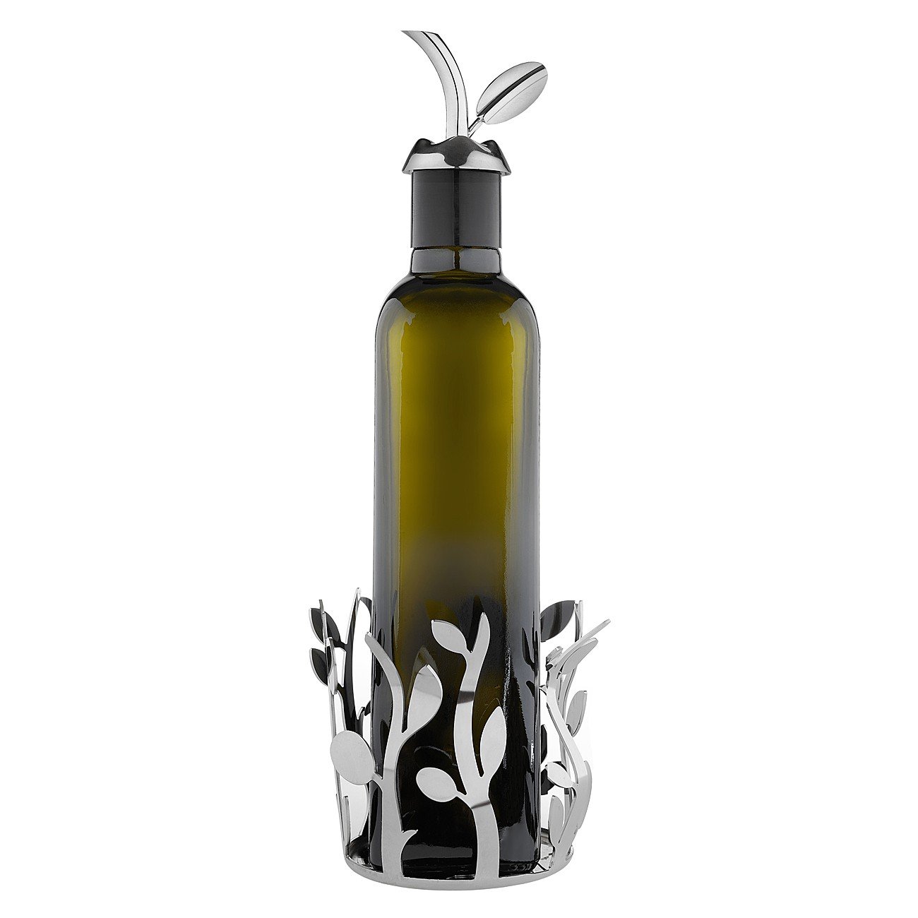 Alessi MSA33 Oliette portabottiglia olio acciaio verde