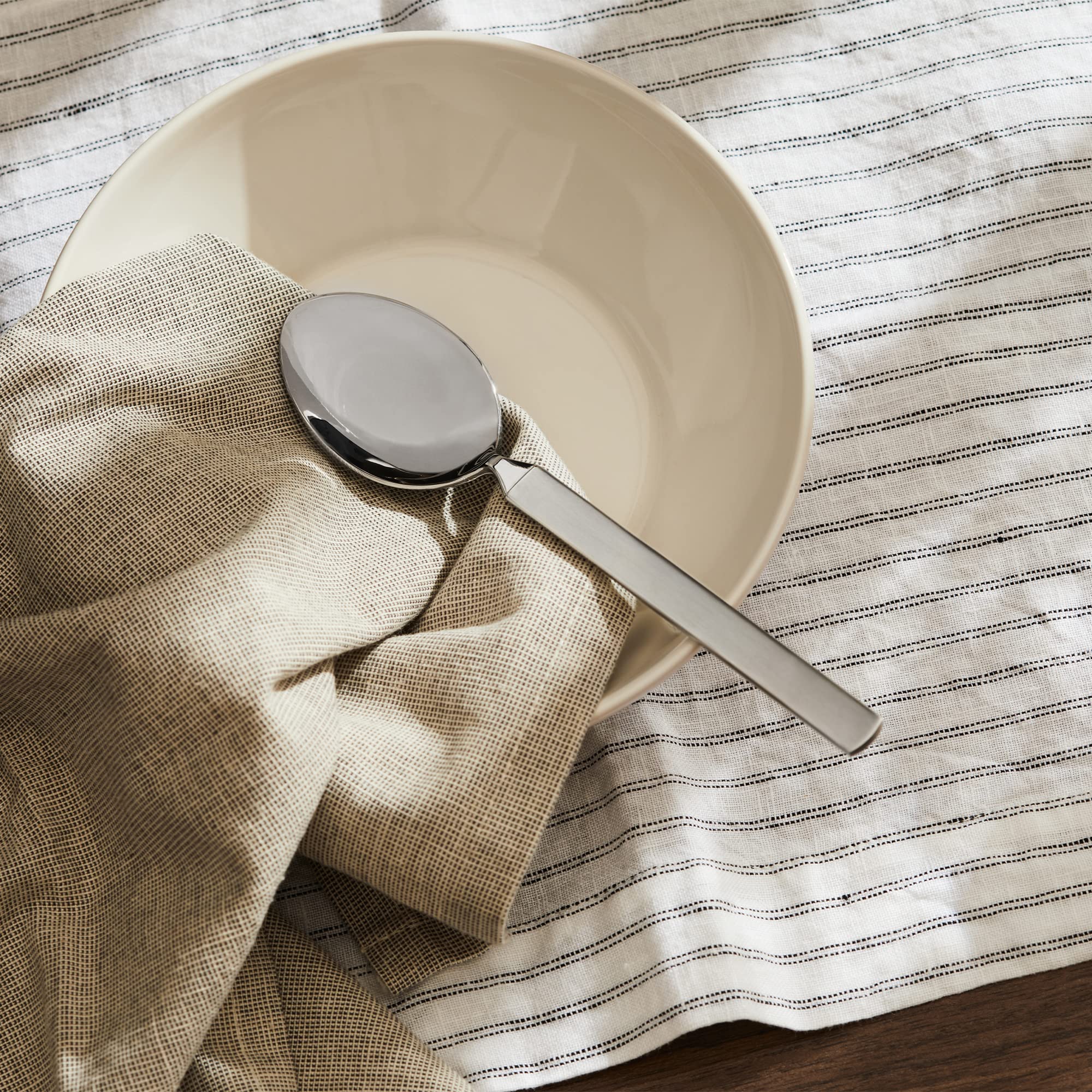 Alessi Dry 4180/1 cucchiaio tavola acciaio set 6 pezzi 19 cm