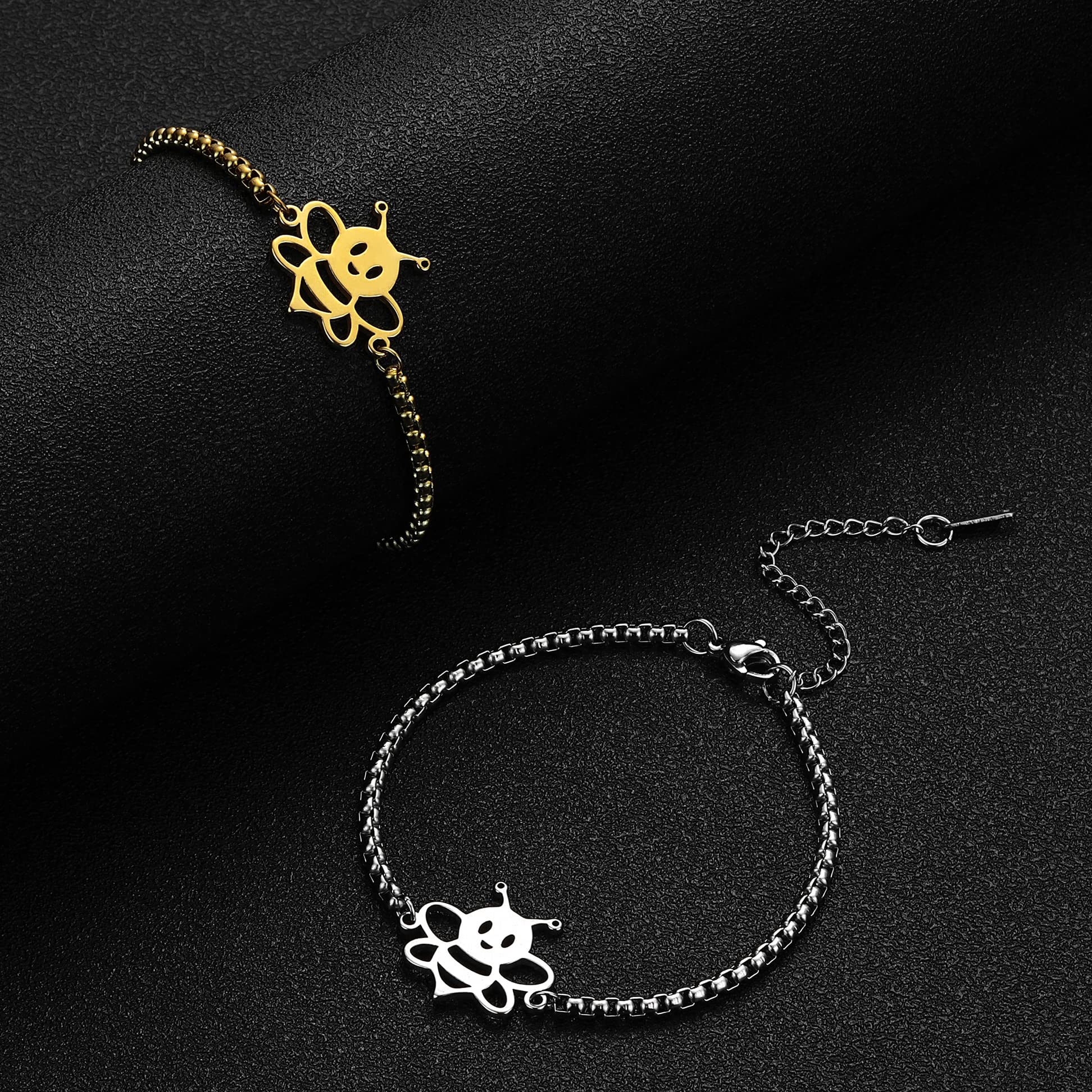 EUEAVAN Bracelets bracciale ape regolabile regalo donna