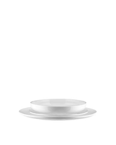 Alessi Itsumo NF07S12 servizio piatti porcellana bianca 12 pezzi