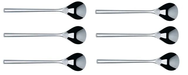 Alessi MU TI04/8 Cucchiaino da Caffè Set 6 Pezzi 13 cm