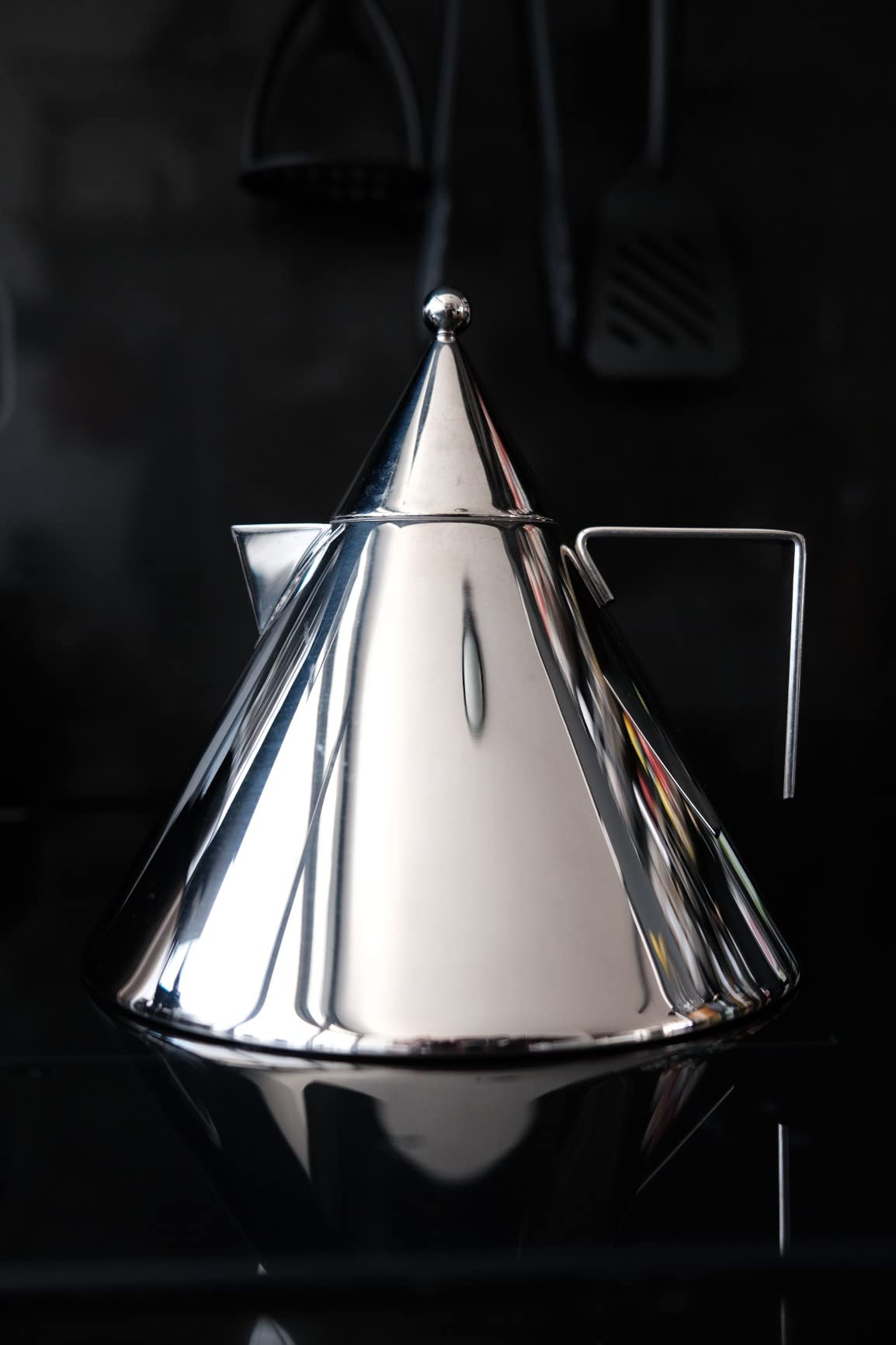 Alessi Il Conico 90017 Bollitore 2 L Acciaio Induzione