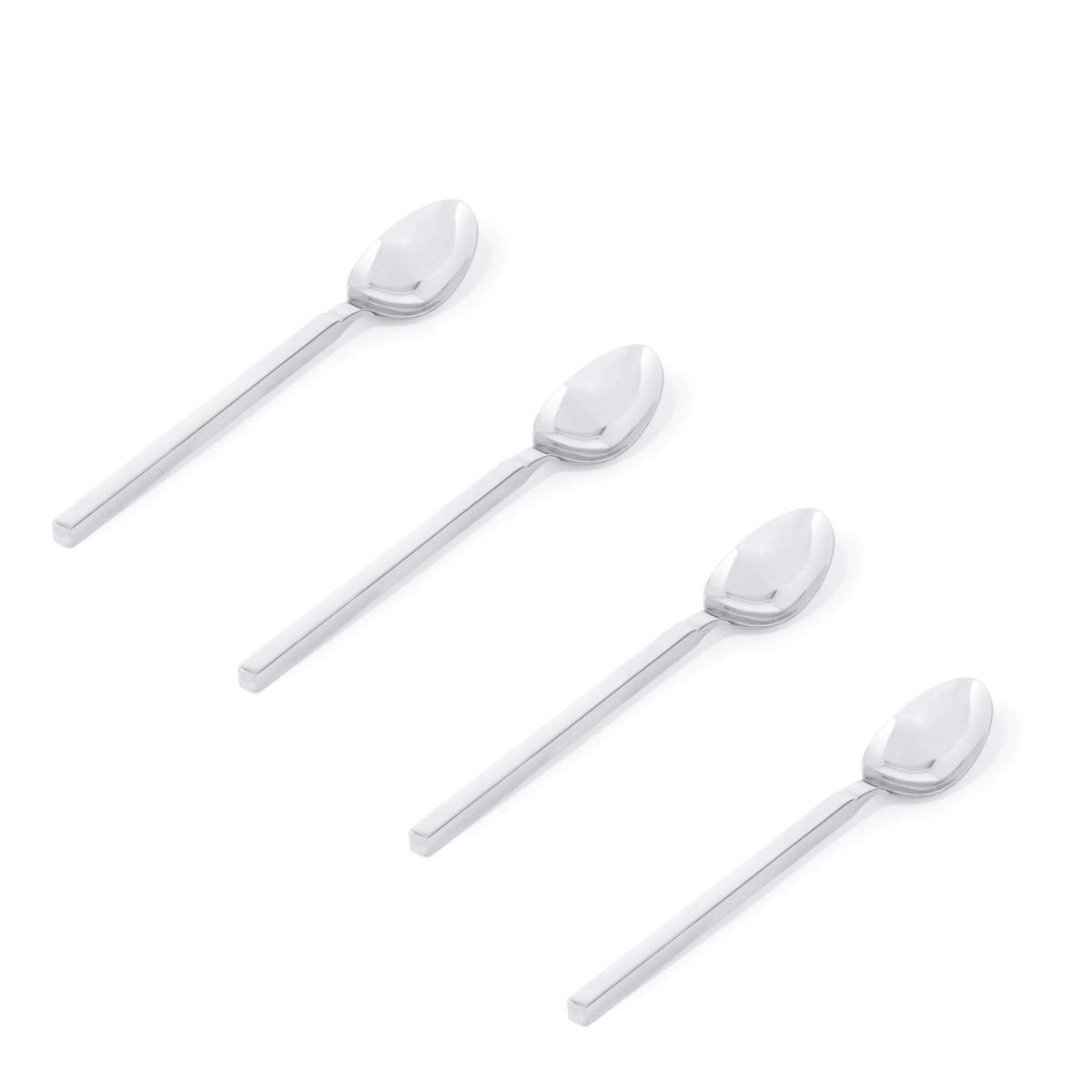 Alessi Dry 4180/9S4 cucchiaini da moka acciaio set 4 lucidi