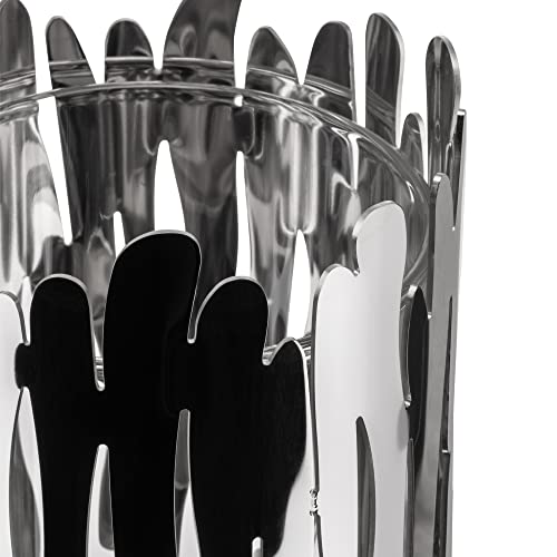 Alessi Barkvase BM05 vaso fiori acciaio lucido