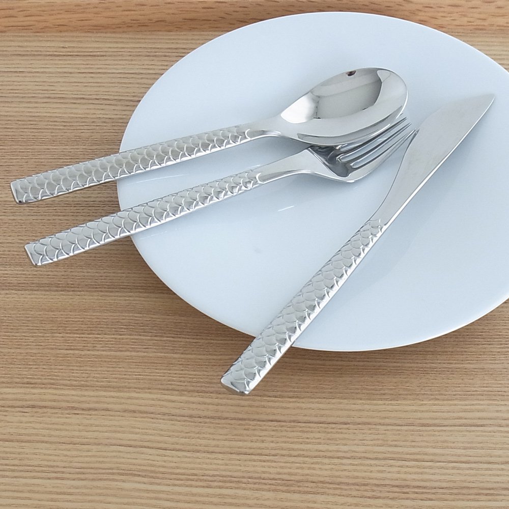 Alessi Colombina Fish forchetta pesce acciaio 23 cm