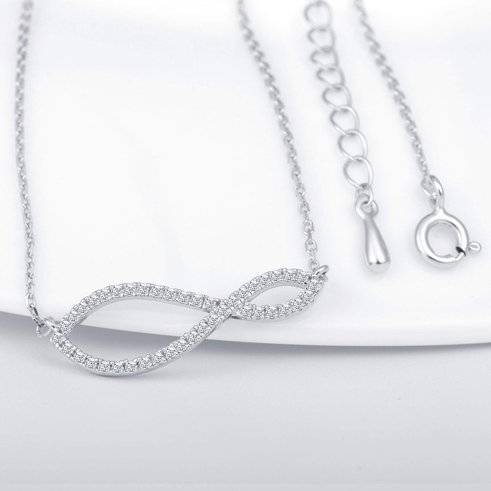 INFINIONLY Collana Infinito Creativo Argento 925 con Zircone
