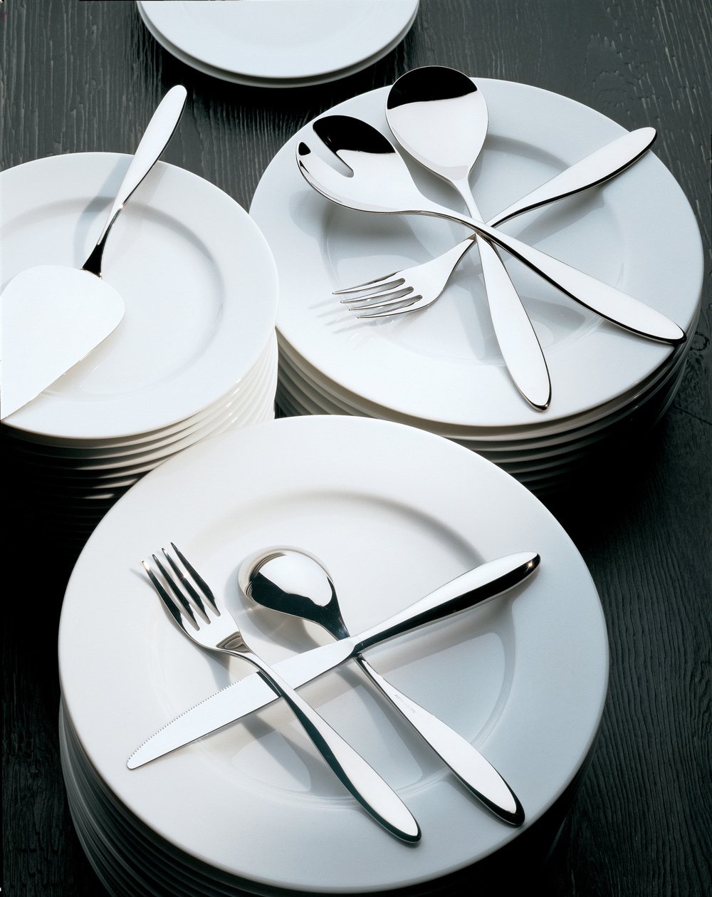 Alessi Mami SG38/3 Coltello Tavola Acciaio Lucido Set 6 Pezzi