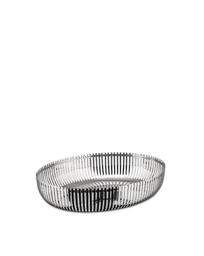 Alessi PCH06/26 Cestino Ovale Acciaio Lucido 26 cm