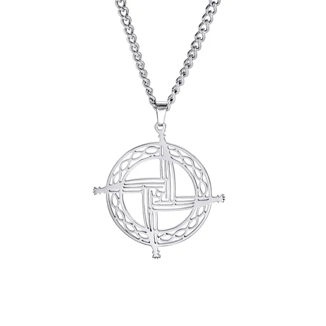 Eueavan Croce Santa Brigida collana argento celtica
