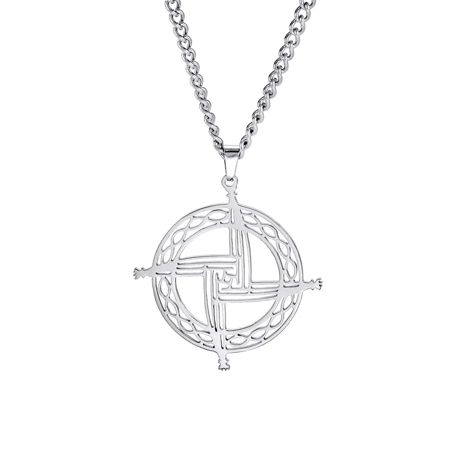 Eueavan Croce Santa Brigida collana argento celtica