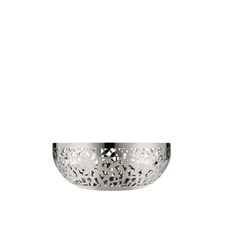 Alessi Cactus MSA04/21 fruttiera acciaio traforata 21 cm