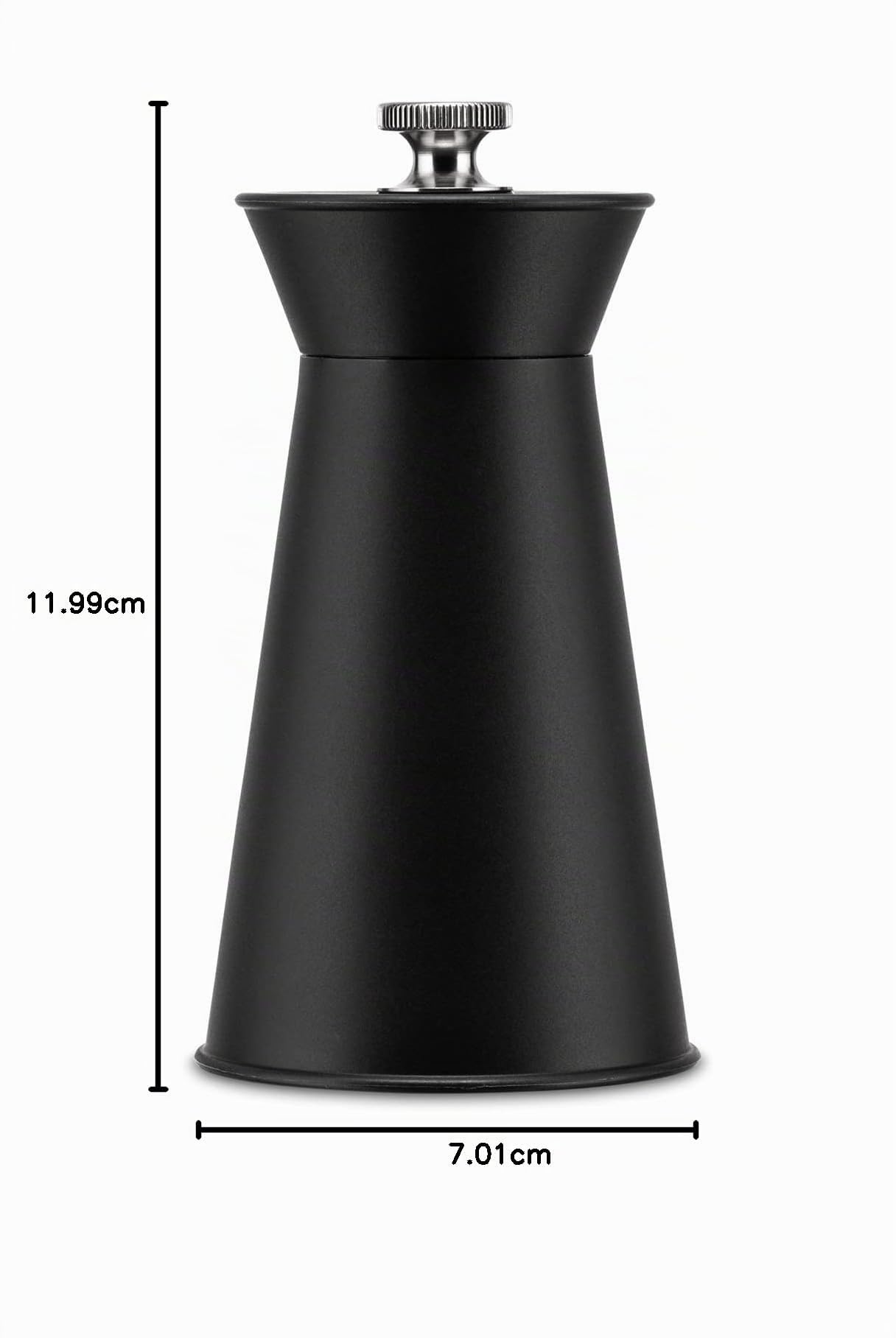Alessi AJM09 B Le Moko Macinapepe Nero in Resina