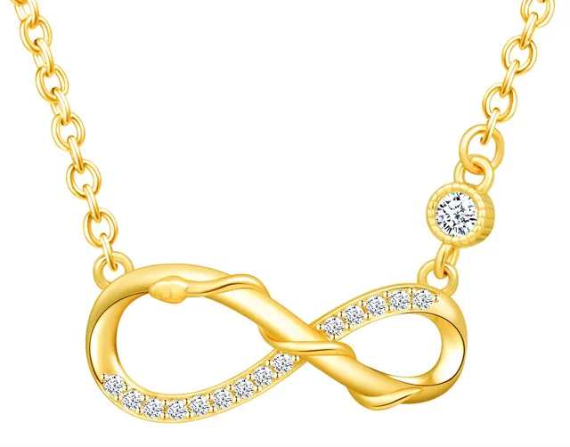 Infinionly Fashion Collana Infinito Oro Argento 925